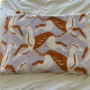 Anthropologie Knit Throw Blanket